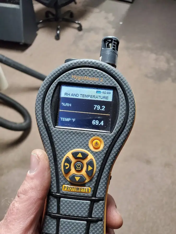Moisture meter humidity assessment for Fire & Smoke Damage Restoration in Applewood