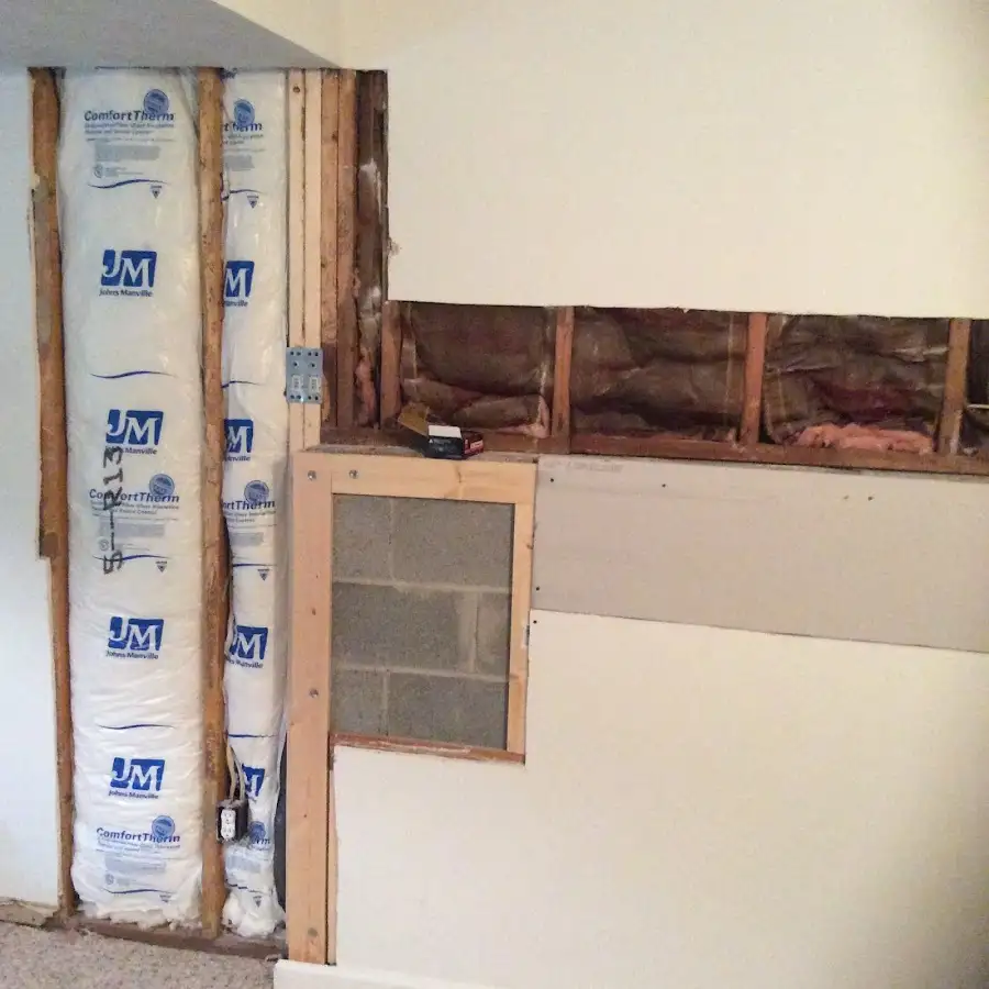 Wall insulation replacement during Contents Cleaning & Restoration in Applewood